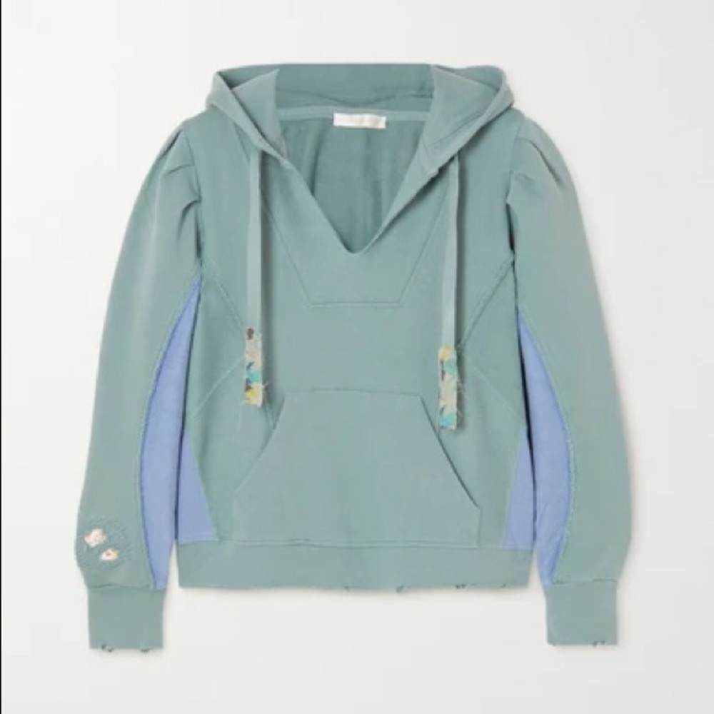 LoveShackFancy Alouette Hoodie Sweater